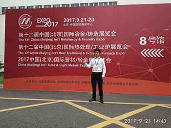 Zoomzu Machinery Technical Specialist visited Beijing Foundry Exhibition