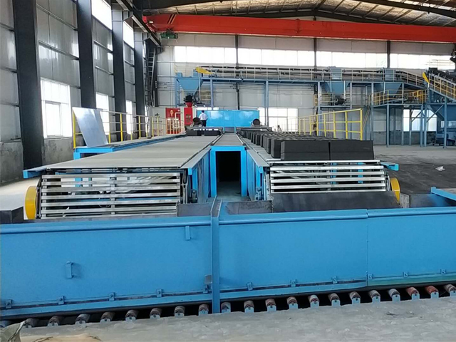 Fully automatic horizontal parting flaskless casting molding machine