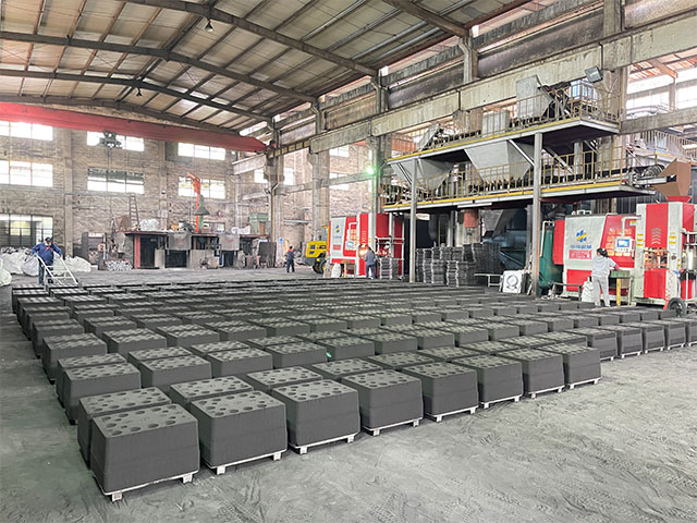 Automatic horizontal green sand casting moulding machines in foundry producing castings-zoomzu